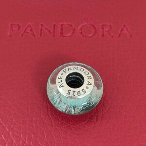 Pandora Disney Ariel's Signature Color Teal Princess Murano Glass Charm Bead